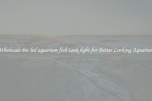 Wholesale 6w led aquarium fish tank light for Better Looking Aquarium