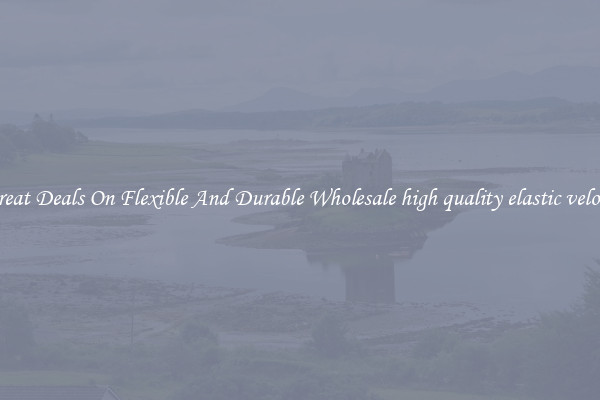 Great Deals On Flexible And Durable Wholesale high quality elastic velour