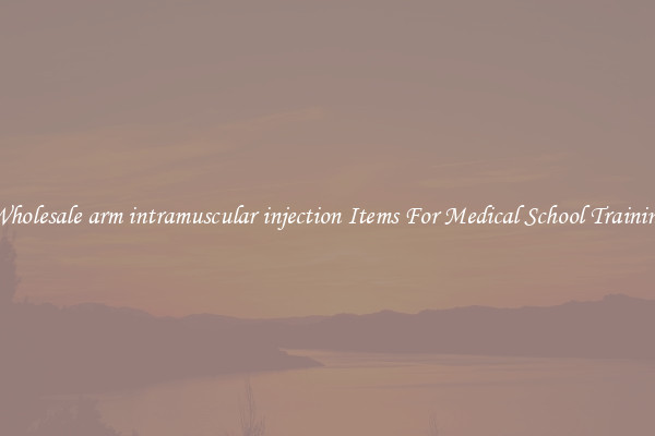 Wholesale arm intramuscular injection Items For Medical School Training