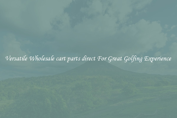Versatile Wholesale cart parts direct For Great Golfing Experience 